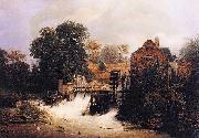 Andreas Achenbach Material and Dimensions Germany oil painting artist